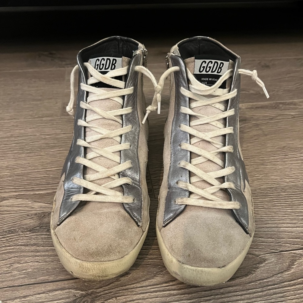 Authentic High Top Golden Goose Sneakers